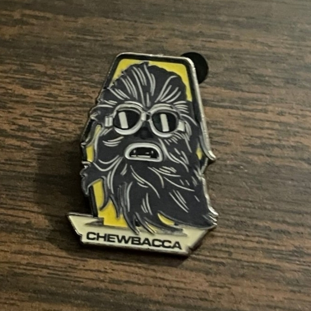 Star Wars Chewbacca Pin - Black and Yellow
